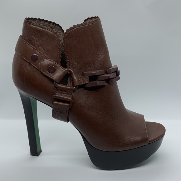 Lisa for Donald J. Pliner | size 7 | platform heels w/ straps & green soles - Picture 8 of 16